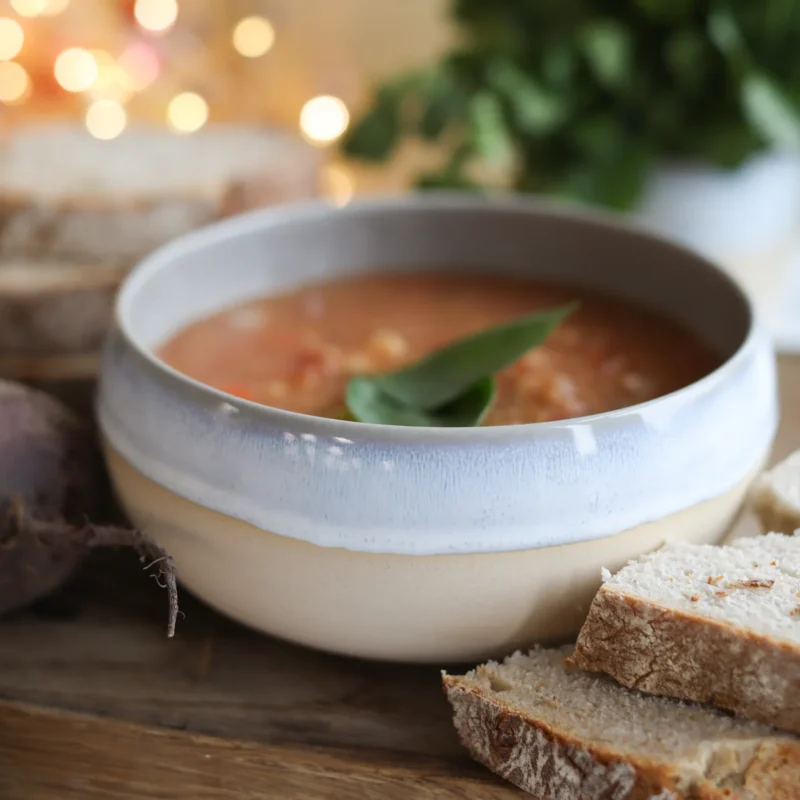 Bol à soupe en forme de gland