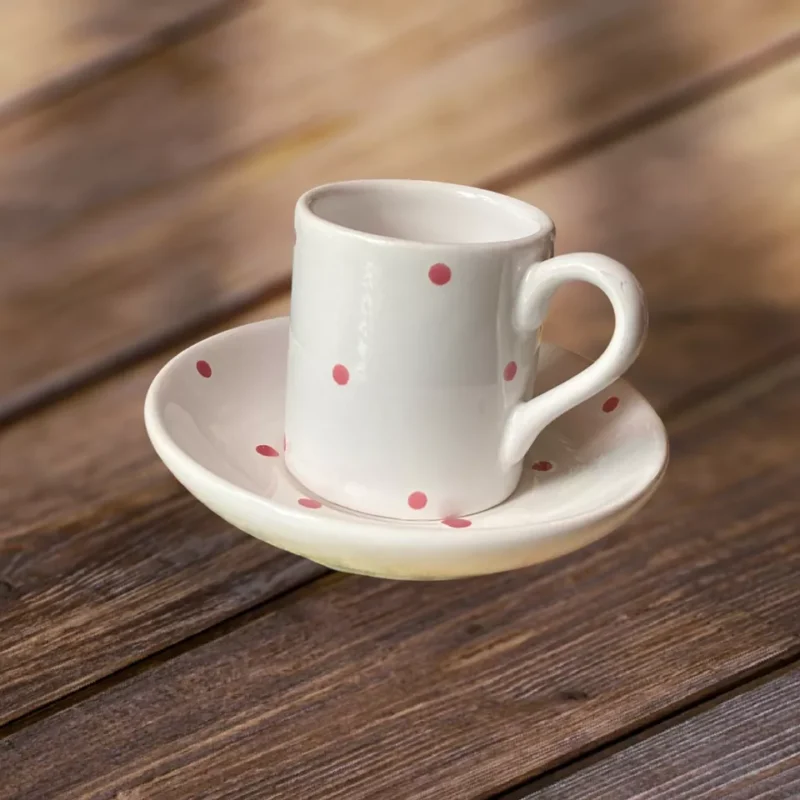 Tasse à café avec sous tasse